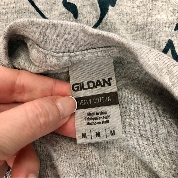 Peak 2020 Gray Cotton Blend Tee Size Medium - Picture 4 of 7